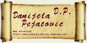 Danijela Pejatović vizit kartica